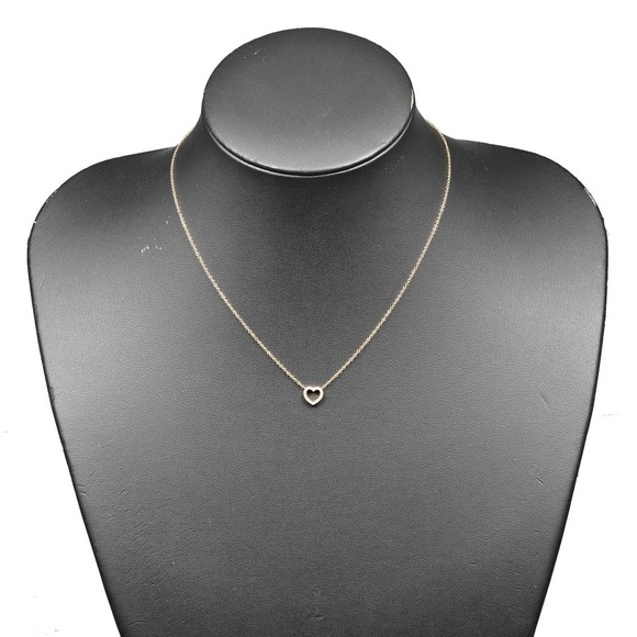 TIFFANY & Co. Platinum Diamond Pink Sapphire Heart Pendant  TIFFANY Authentic 18k Pink Diamond Heart Necklace